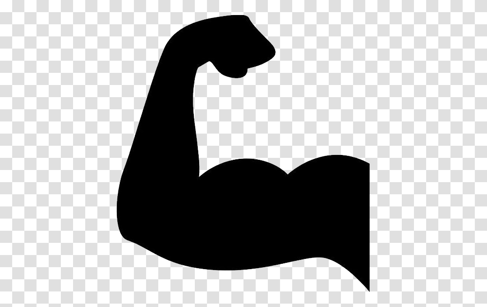 Muscle, Person, Silhouette, Stencil, Hammer Transparent Png