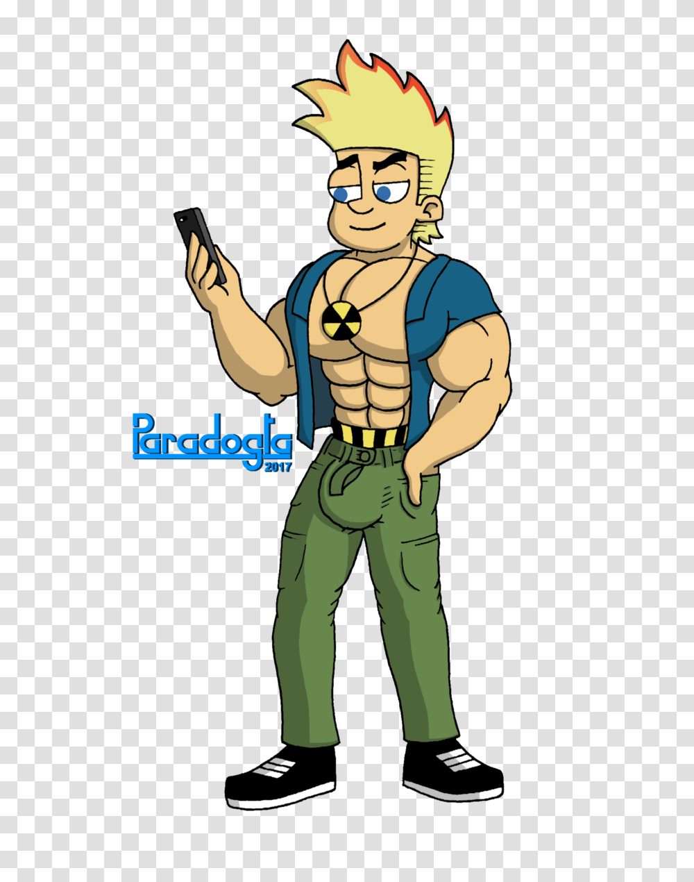 Muscle Teen Johnny Test, Person, Human, Hand, Weapon Transparent Png