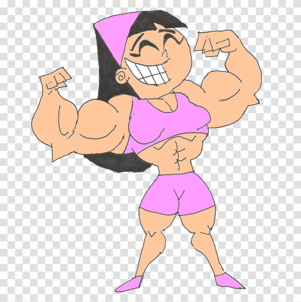 Muscle Trixie Colorized By Ldejrufffan Cartoon, Person, Poster, Advertisement, People Transparent Png
