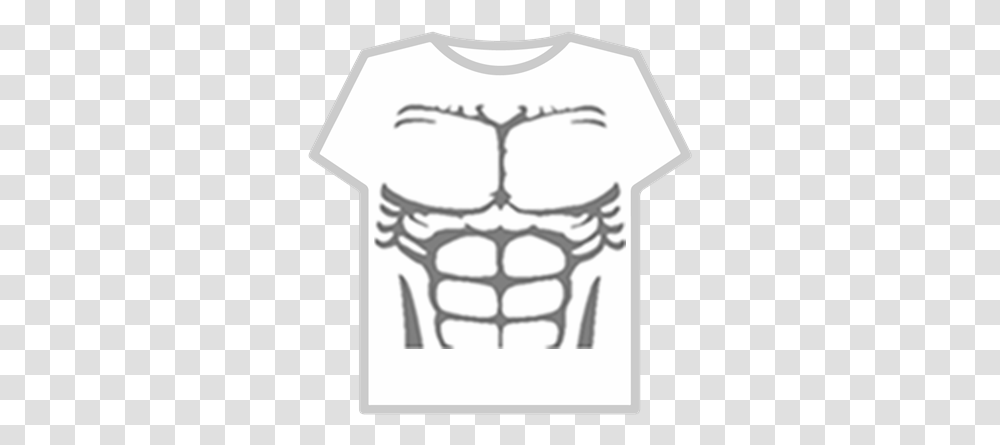 Muscles Background Roblox T Shirt Roblox, Hand, Clothing, Apparel, Torso Transparent Png