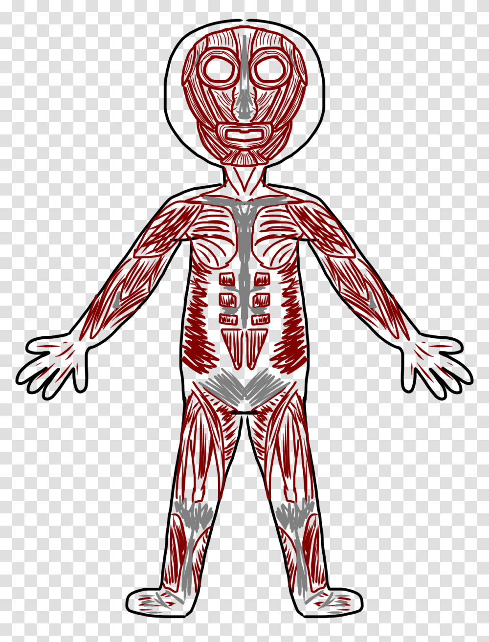 Muscles Clip Art, Robot, Person, Human, Alien Transparent Png