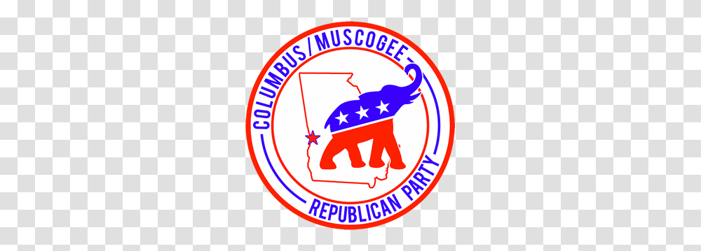 Muscogee County Gop Columbus Georgia Republican Party, Label, Logo Transparent Png