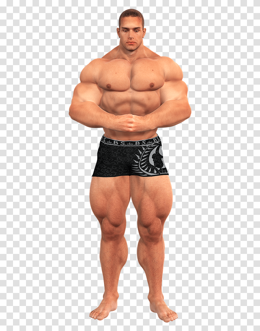 Muscular Body Man, Shorts, Apparel, Person Transparent Png