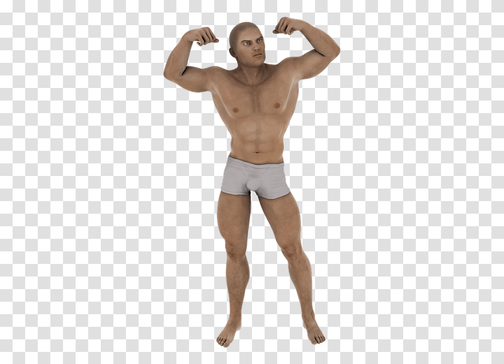 Muscular Man, Apparel, Underwear, Person Transparent Png