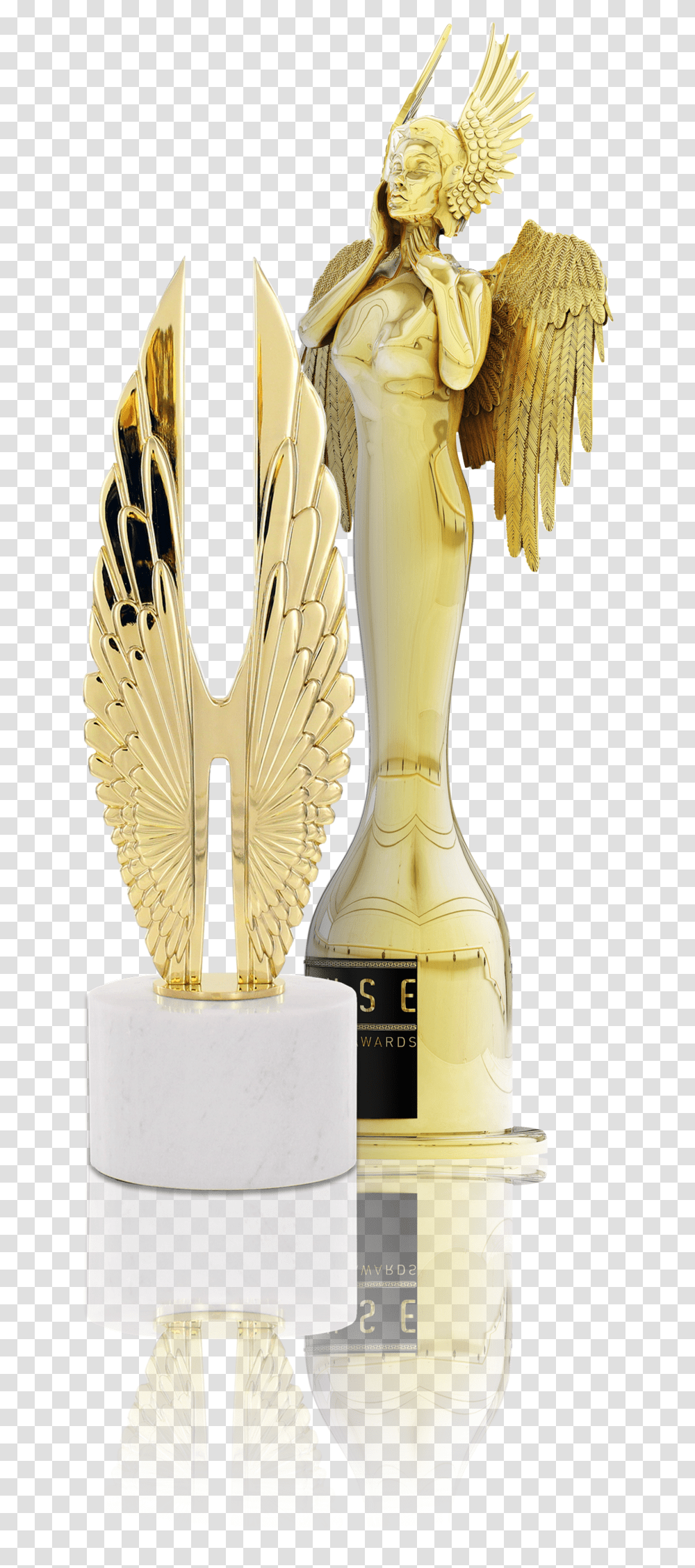 Muse Creative Awards Logo, Trophy, Ivory, Gold, Beverage Transparent Png