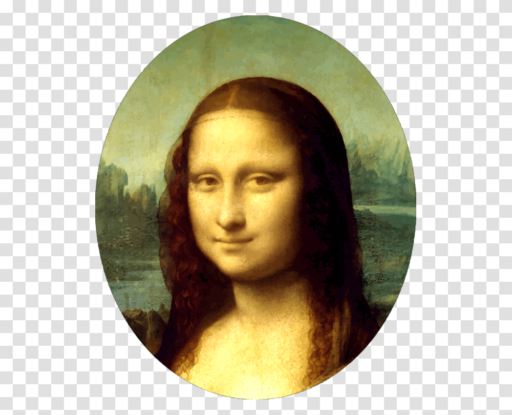 Museum Clipart Mona Lisa Clip Art, Painting, Person, Human Transparent Png