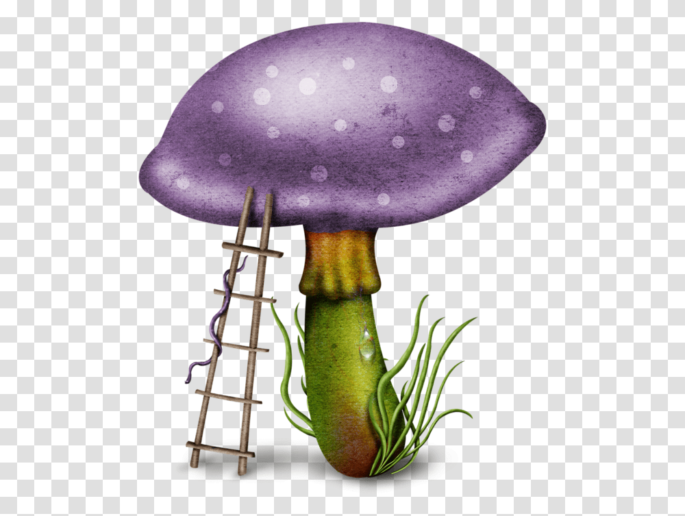 Mushroom Background Fantasy Mushroom, Plant, Fungus, Agaric, Lamp Transparent Png