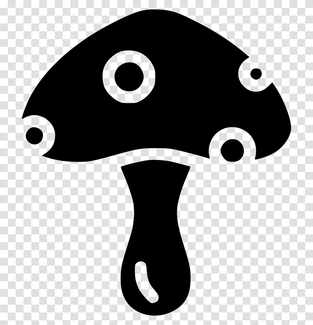 Mushroom Button Vitamin D Source Healthy Food, Stencil, Rattle, Hammer, Tool Transparent Png