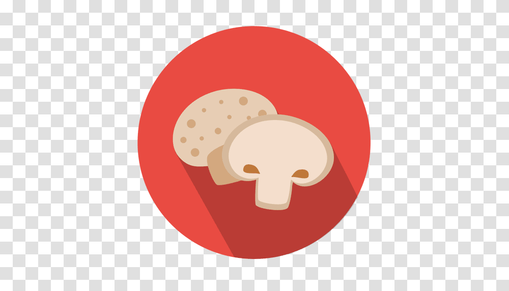 Mushroom Circle Icon, Bread, Food, Cracker, Plant Transparent Png