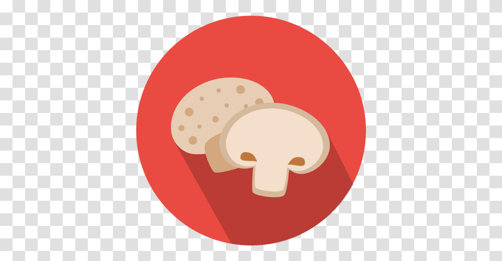 Mushroom Circle Icon & Svg Vector File Icon, Bread, Food, Sweets, Confectionery Transparent Png