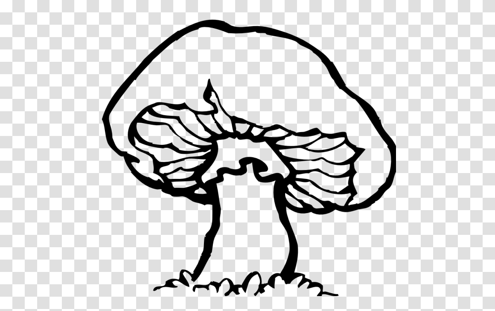 Mushroom Clipart Black And White Nice Clip Art, Gray, World Of Warcraft Transparent Png