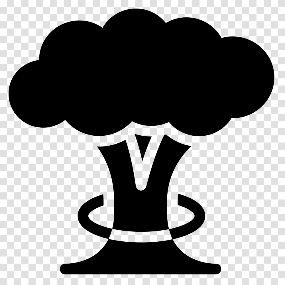 Mushroom Cloud Filled Icon, Gray, World Of Warcraft Transparent Png