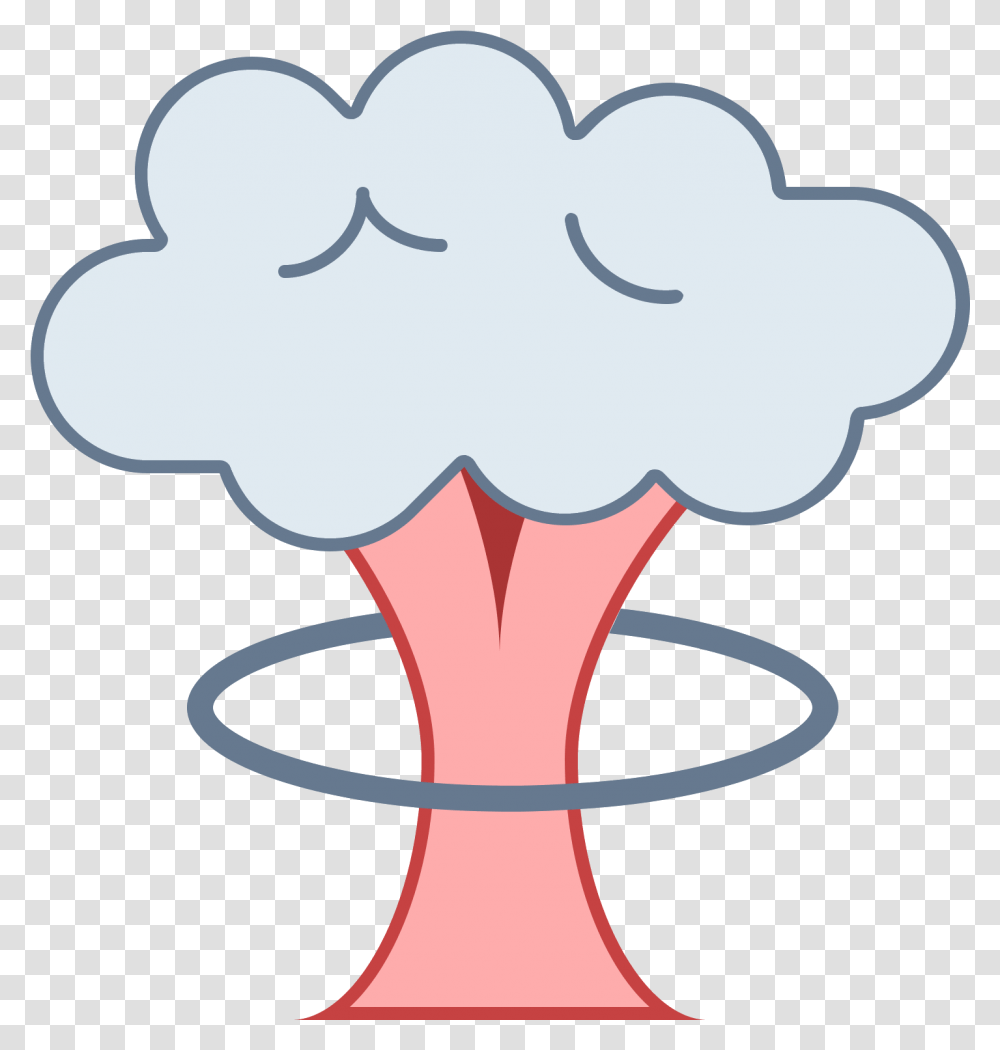 Mushroom Cloud Icon Imac Office Icon Visualpharm Clipart, Plant, Vegetable, Food, Cabbage Transparent Png