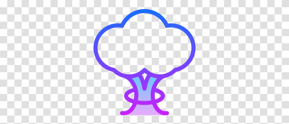 Mushroom Cloud Icon - Free Download And Vector Dot, Hourglass, Heart, Cushion, Text Transparent Png