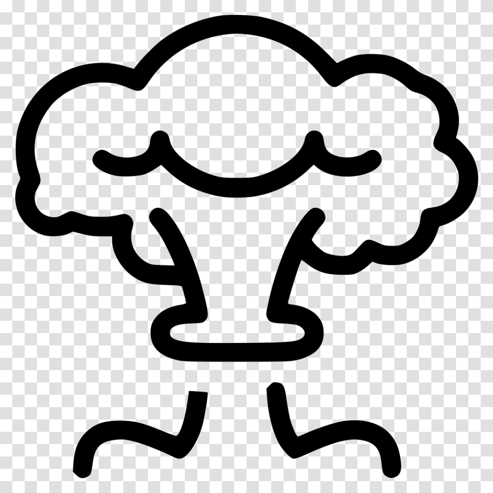 Mushroom Cloud Mushroom Cloud Clipart, Stencil, Label, Sticker Transparent Png