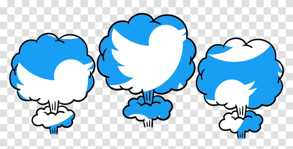 Mushroom Cloud Twitterpocalypse Twitter Bird Logo Twitter, Animal, Painting Transparent Png