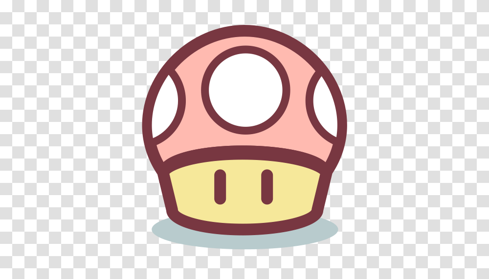 Mushroom From Mario Mario Mushroom Icon With And Vector, Meal, Food Transparent Png