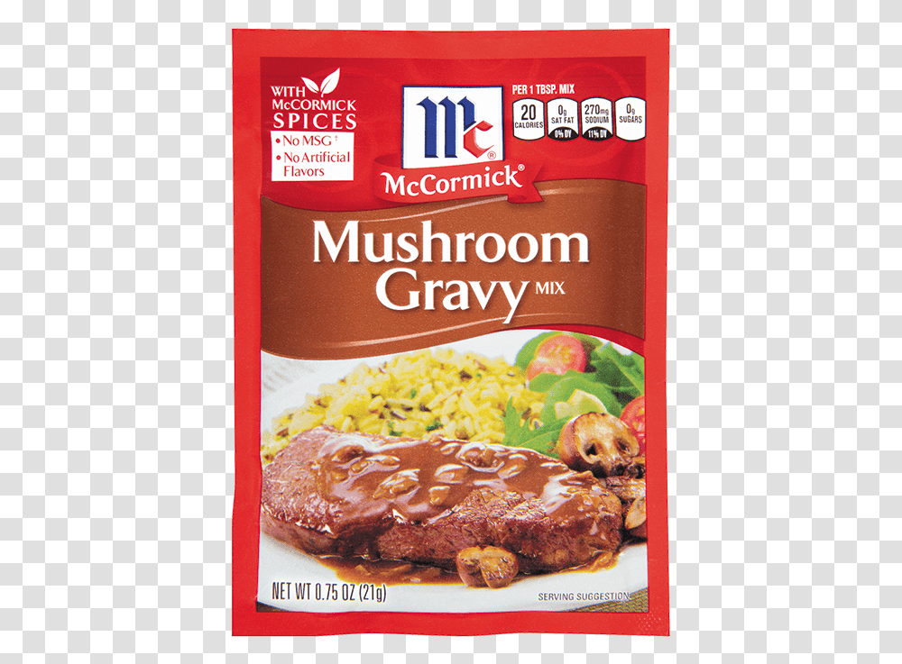 Mushroom Gravy Mccormick Buffalo Wing Seasoning, Food, Pizza, Dessert, Tin Transparent Png