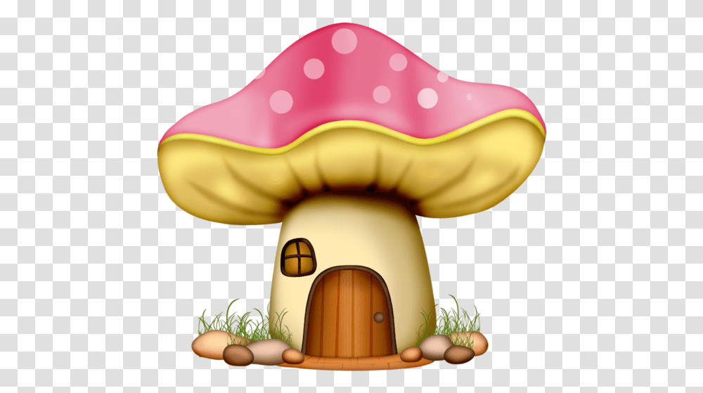 Mushroom House Cartoon, Toy, Plant, Agaric, Fungus Transparent Png