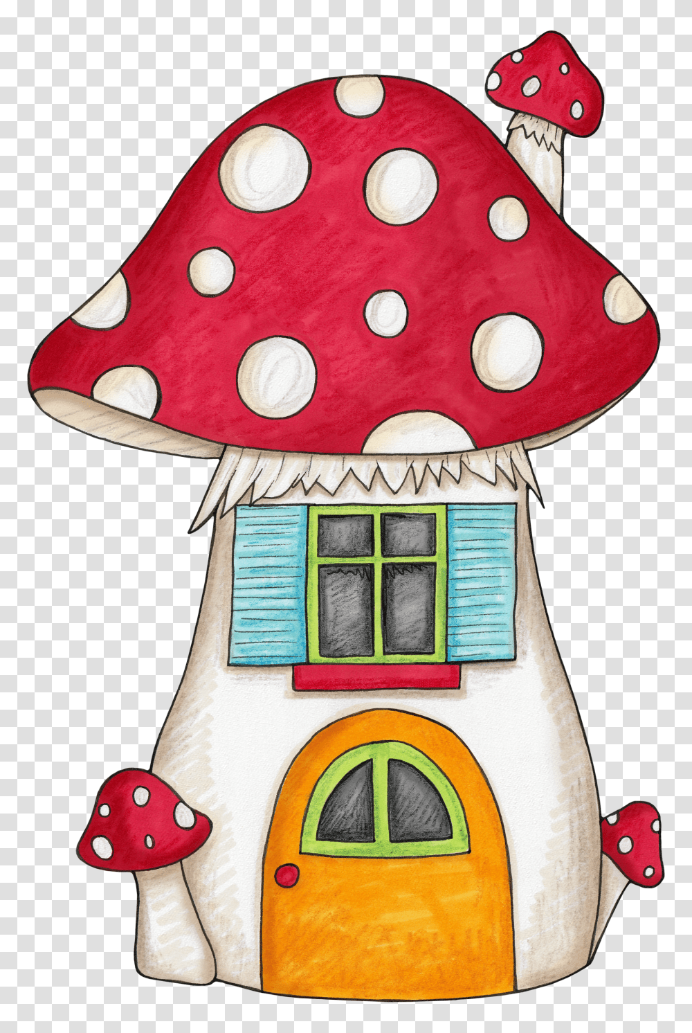 Mushroom House Clip Art Para Imprimir Mushroom Transparent Png