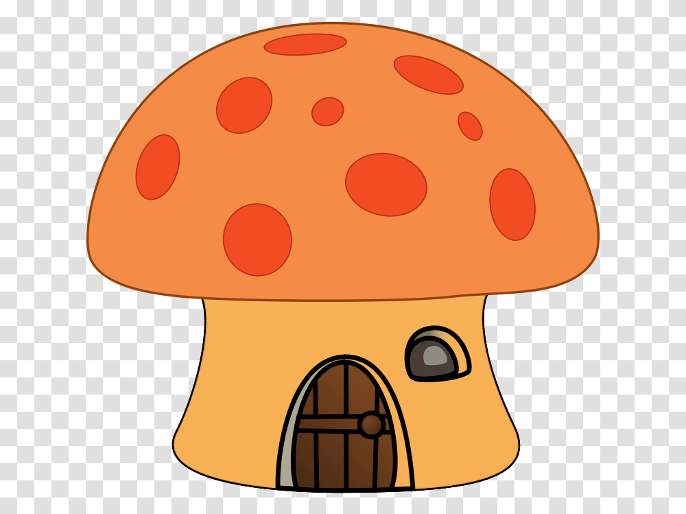 Mushroom House Clipart, Plant, Fungus, Agaric, Head Transparent Png