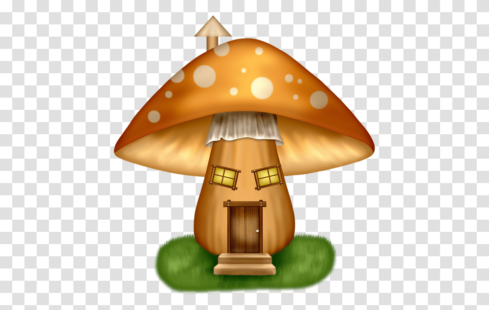 Mushroom, Lamp, Plant, Agaric, Fungus Transparent Png