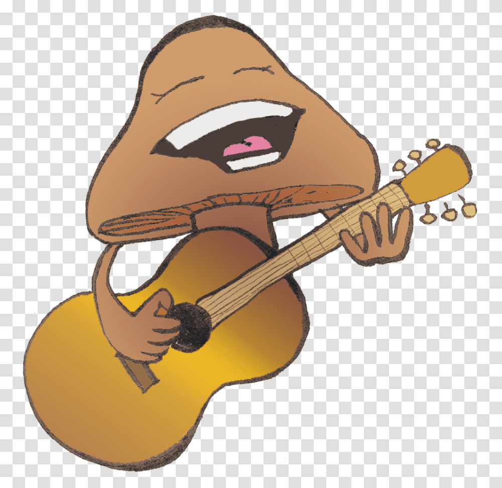 Mushroom Playing On Instrument, People, Person, Helmet Transparent Png