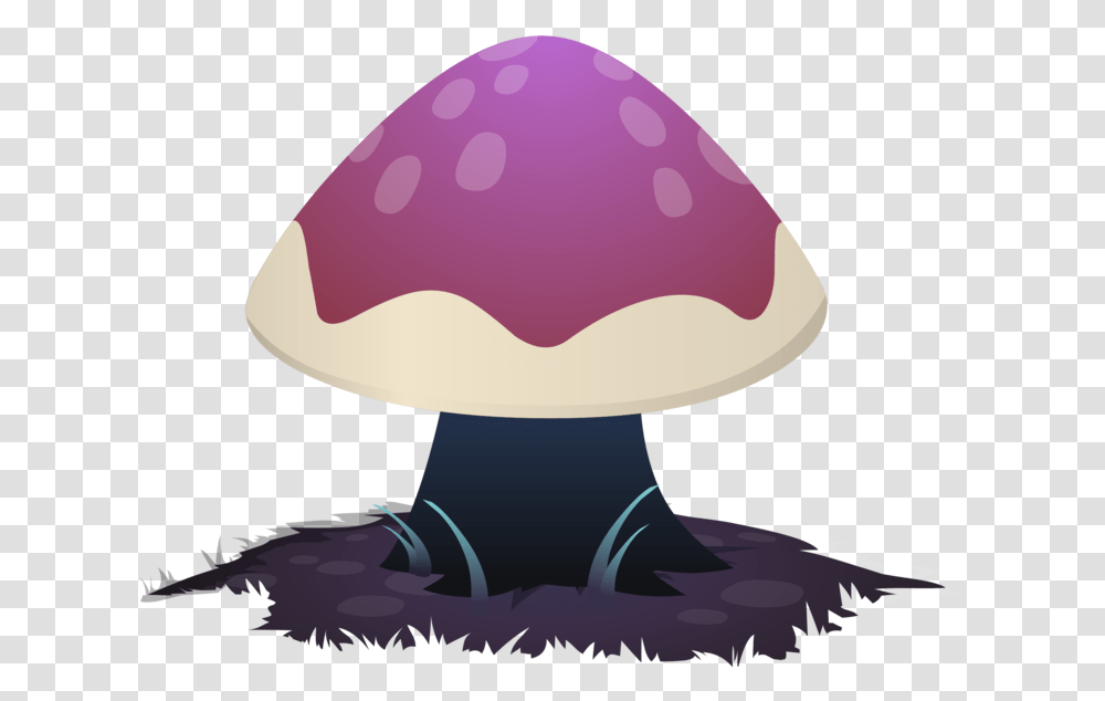 Mushroompurpleviolet Cogumelo Psicodlico, Plant, Fungus, Agaric, Amanita Transparent Png