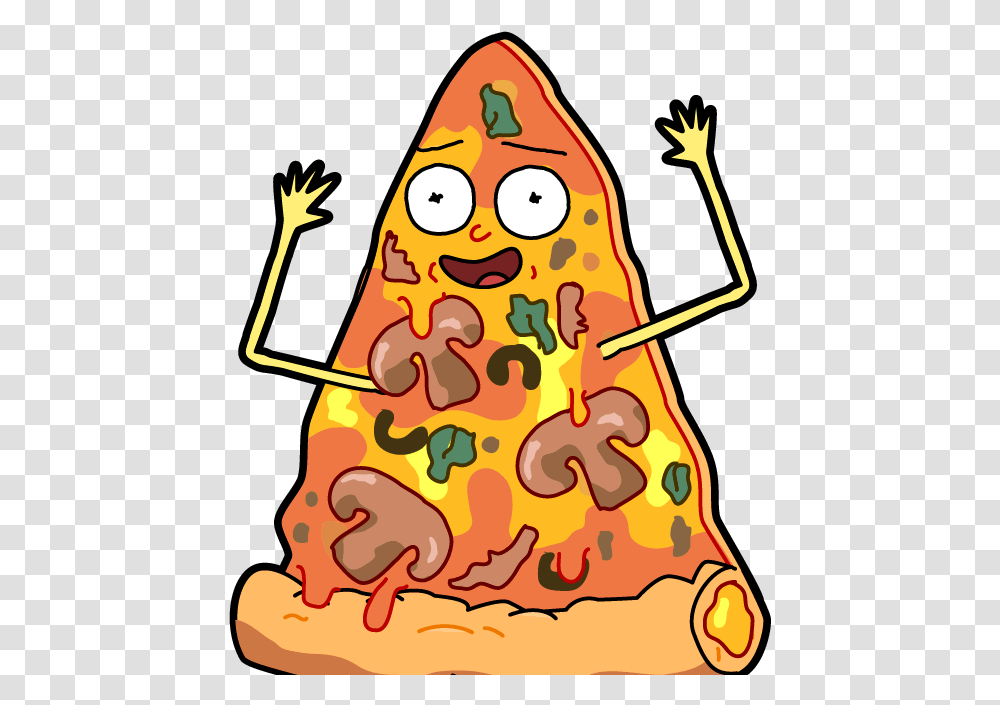 Mushrooms Clipart Mellow Pepperoni Pizza Morty, Plant, Tree, Food, Sweets Transparent Png