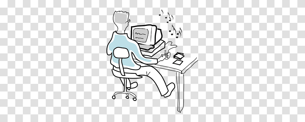 Music Person, Sitting, Drawing Transparent Png