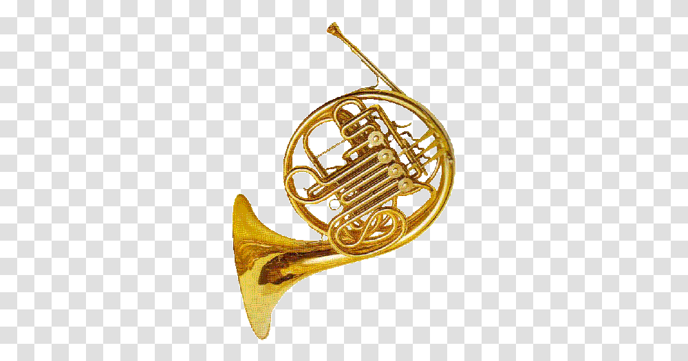 Music Accompaniments For French Horn Music Background French Horn, Brass Section, Musical Instrument, Locket, Pendant Transparent Png