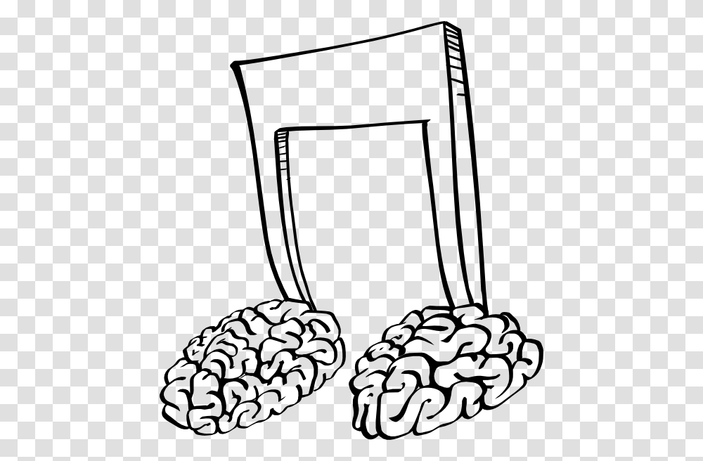 Music And The Brain, Lawn Mower, Tool, Stencil Transparent Png