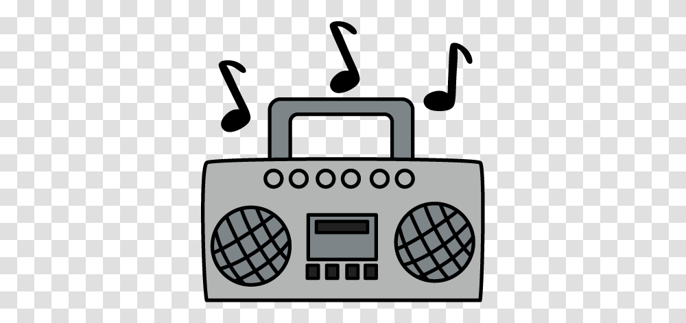Music Animals Clip Art 5 Radio Clipart, Stereo, Electronics, Tape Player Transparent Png
