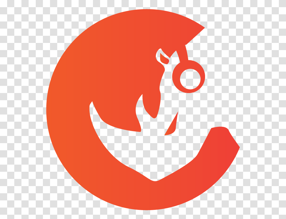 Music App Logo Design Gradient Orange Rhino Music Awesome Emblem, Painting, Trademark Transparent Png