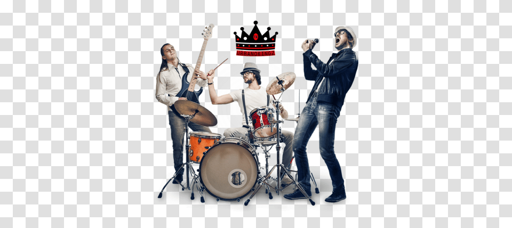 Music Band 2 Image Rock Band, Musician, Person, Musical Instrument, Leisure Activities Transparent Png