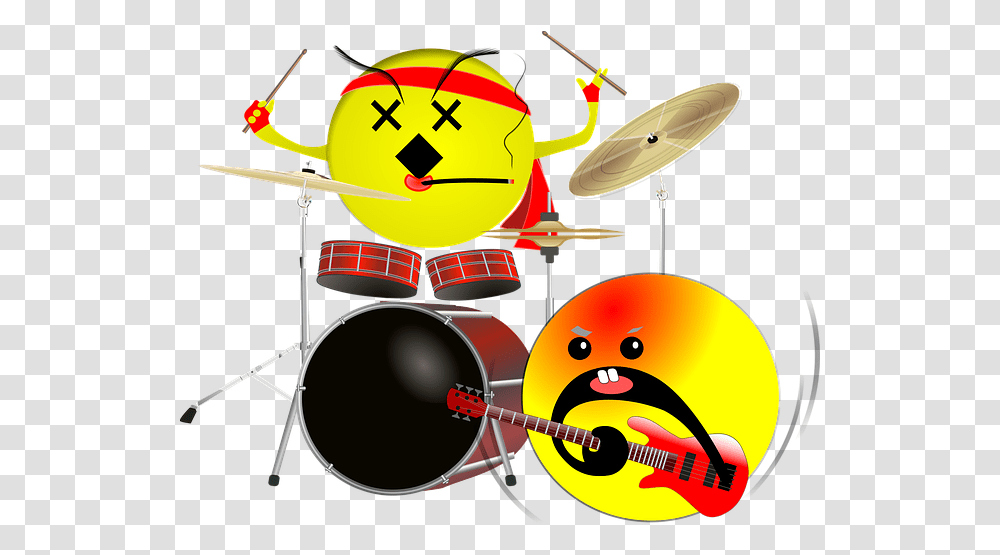Music Band Drummer Emoticon, Musical Instrument, Percussion, Musician Transparent Png