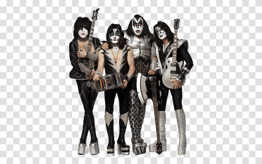 Music Band File All Kiss Band, Person, Human, Musician, Musical Instrument Transparent Png
