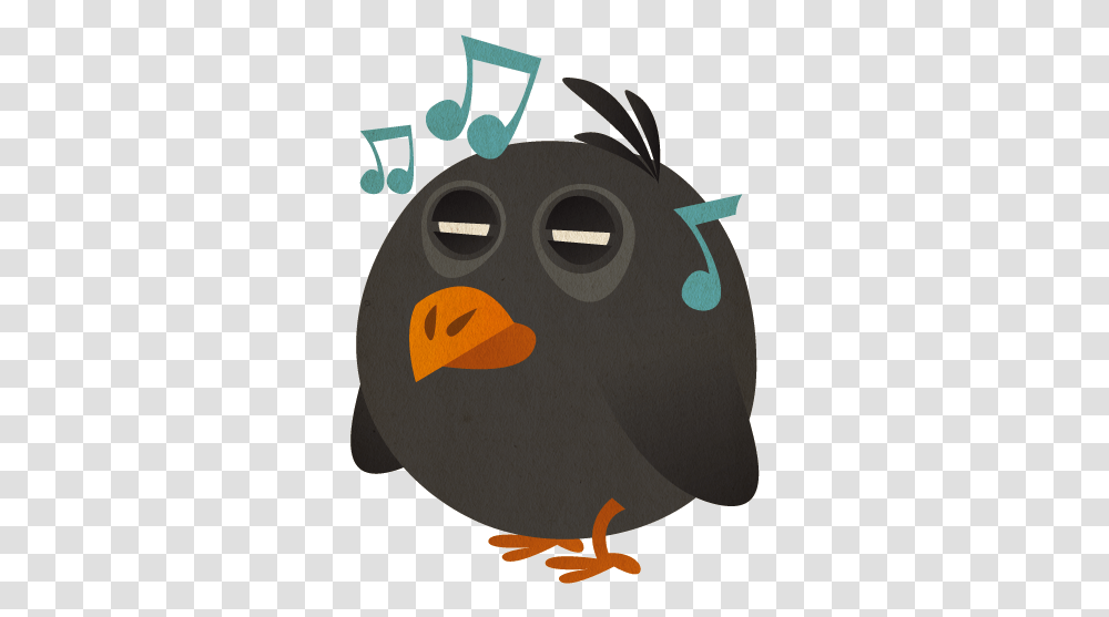 Music Bird Songbird Icon Dot, Pac Man, Animal, Angry Birds Transparent Png