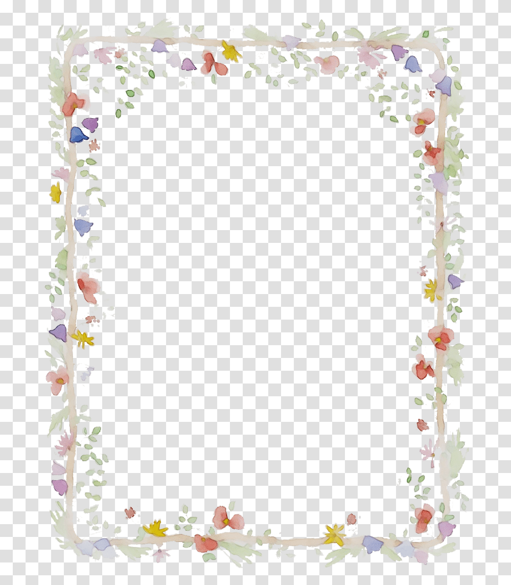 Music Border Clipart Vintage Floral, Plant, Flower, Blossom, Flower Arrangement Transparent Png