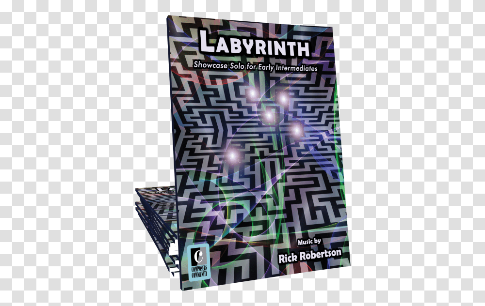 Music By Rick RobertsonTitle Labyrinth Flyer, Advertisement, Poster, Paper, Brochure Transparent Png