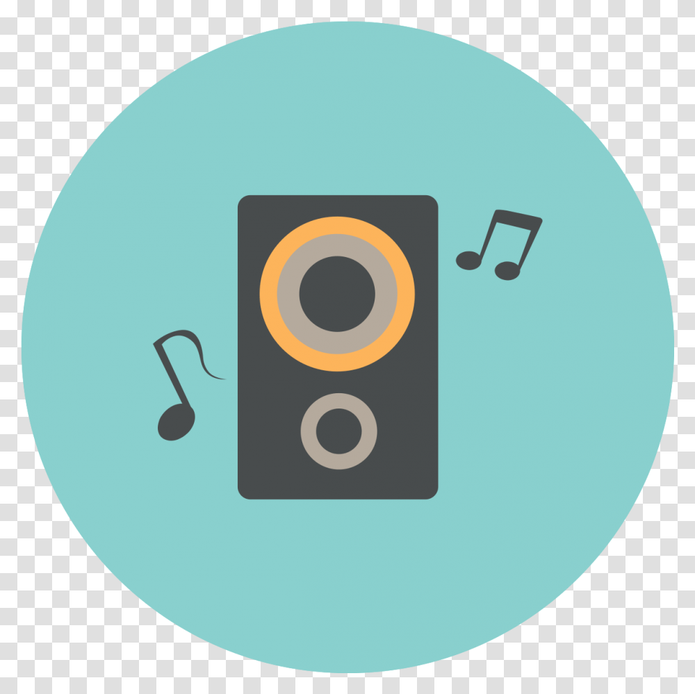 Music Circle Icon Speaker 1192222 Output Device, Electronics, Ipod, Audio Speaker, IPod Shuffle Transparent Png