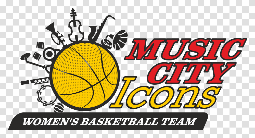Music City Icons Women's Basketball Team Home For Basketball, Text, Alphabet, Symbol, Logo Transparent Png