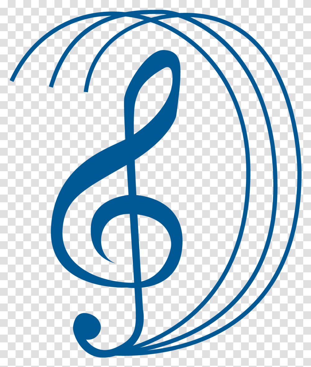 Music Clipart Treble Clef Love Of Music, Alphabet, Number Transparent Png