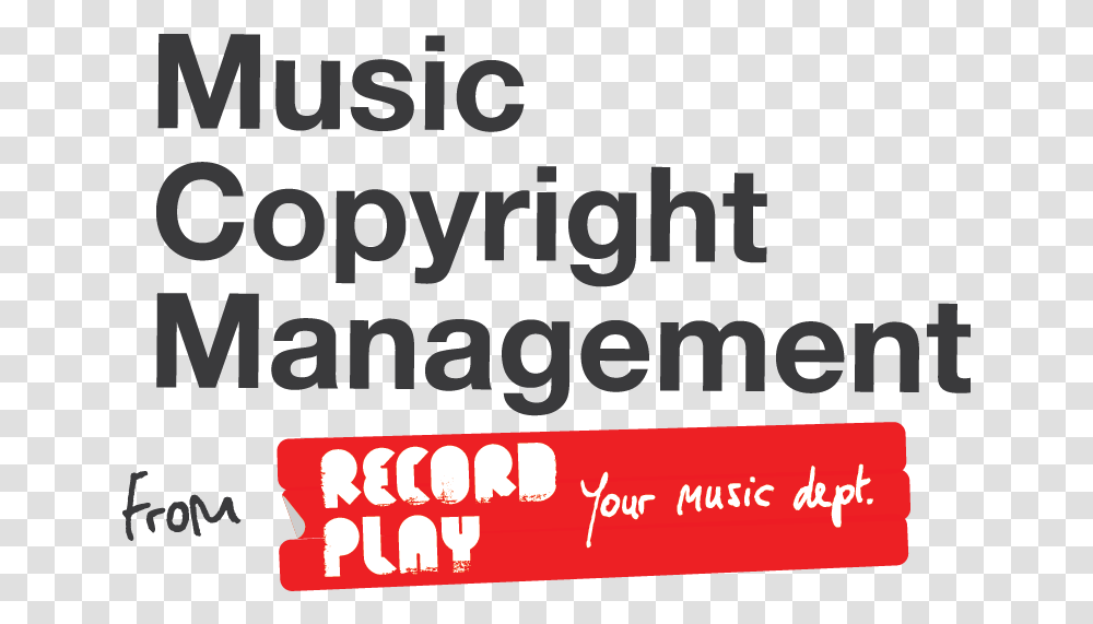 Music Copyright Management Logo Web • Record Play Music Poster, Text, Face, Alphabet, Clothing Transparent Png