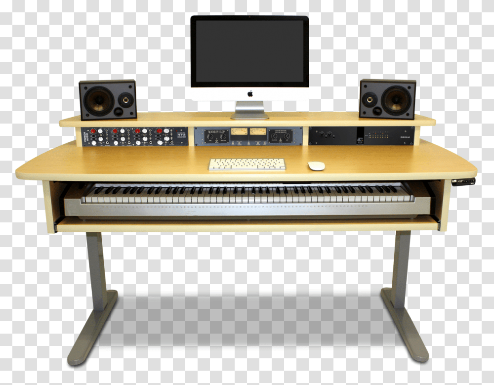 Music Desk, Table, Furniture, Electronics, Monitor Transparent Png