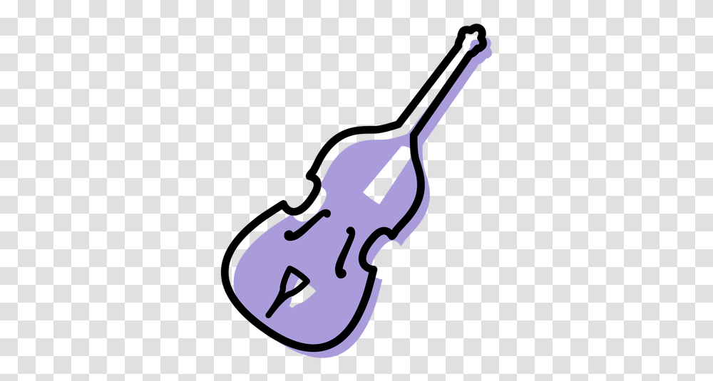 Music Double Bass Instrument Icon & Svg Clip Art, Musical Instrument, Cello, Leisure Activities, Scissors Transparent Png