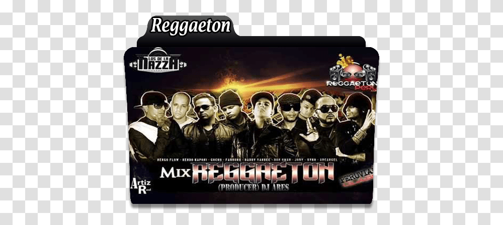 Music Folder Icons Folder Icon Reggaeton, Person, Poster, Advertisement, People Transparent Png