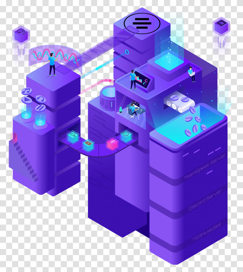 Music For Teamspeak And Discord Server Isometric Gif, Toy, Person, Human, Graphics Transparent Png