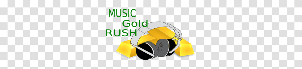 Music Gold Rush Logo Clip Art, Helmet, Apparel, Binoculars Transparent Png