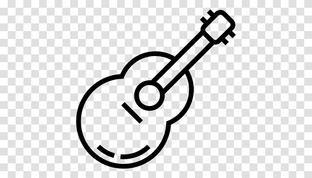 Music Guitar Flamenco Folk Musical Instrument Music, Stencil, Lawn Mower, Tool, Key Transparent Png